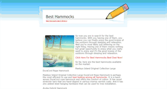 Desktop Screenshot of best-hammocks-sale-and-reviews.weebly.com
