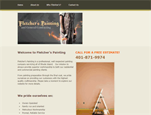 Tablet Screenshot of fletcherpaintingri.weebly.com