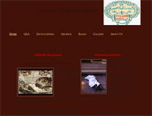 Tablet Screenshot of catholicfaithdefender.weebly.com