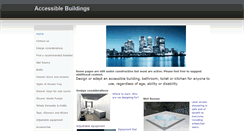 Desktop Screenshot of accessiblebuildings.weebly.com