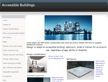 Tablet Screenshot of accessiblebuildings.weebly.com