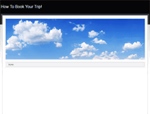 Tablet Screenshot of howtobookyourtrip.weebly.com