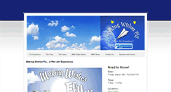 Desktop Screenshot of makingwishesfly.weebly.com