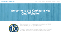 Desktop Screenshot of kaukaunakeyclub.weebly.com