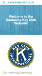 Mobile Screenshot of kaukaunakeyclub.weebly.com