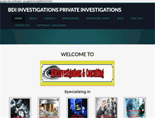 Tablet Screenshot of bdiinvestigations.weebly.com
