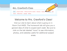 Tablet Screenshot of crawfordclass.weebly.com