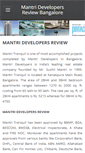 Mobile Screenshot of mantrideveloperreview.weebly.com