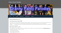 Desktop Screenshot of grannypanty.weebly.com