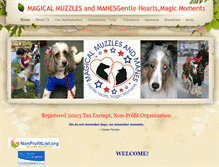 Tablet Screenshot of magicalmuzzlesandmanes.weebly.com