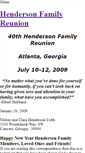 Mobile Screenshot of hendersonfamilyreunion.weebly.com