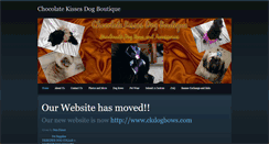 Desktop Screenshot of chocolatekisseskennels.weebly.com
