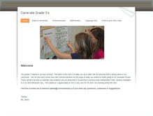 Tablet Screenshot of carievalegrade3.weebly.com