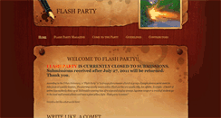Desktop Screenshot of flashparty.weebly.com