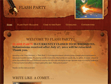 Tablet Screenshot of flashparty.weebly.com