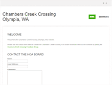 Tablet Screenshot of ccchoa.weebly.com
