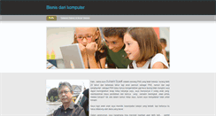 Desktop Screenshot of bisnisdarikomputer.weebly.com