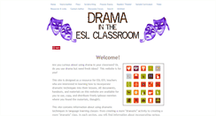 Desktop Screenshot of esldrama.weebly.com