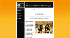 Desktop Screenshot of chsgirlsvolleyball2010.weebly.com