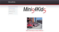 Desktop Screenshot of minis4kids.weebly.com