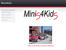 Tablet Screenshot of minis4kids.weebly.com