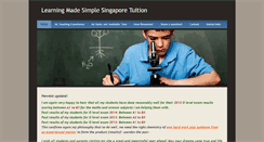 Desktop Screenshot of lmstuition.weebly.com