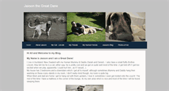 Desktop Screenshot of jaxsonthegreatdane.weebly.com