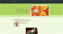 Desktop Screenshot of danielsorchidsflorist.weebly.com