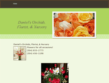 Tablet Screenshot of danielsorchidsflorist.weebly.com