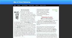 Desktop Screenshot of menofchrist.weebly.com