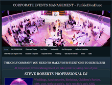 Tablet Screenshot of corporateeventsmanagement.weebly.com
