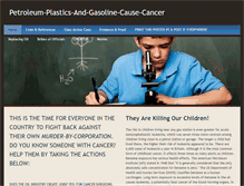 Tablet Screenshot of petroleum-products-cause-cancer.weebly.com