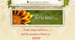 Desktop Screenshot of hopefaithlovealways.weebly.com