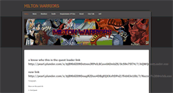 Desktop Screenshot of miltonwarriors.weebly.com