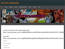 Tablet Screenshot of miltonwarriors.weebly.com