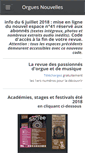 Mobile Screenshot of orgues-nouvelles.weebly.com