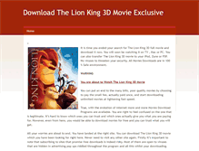 Tablet Screenshot of downloadthelionking3dmovie.weebly.com