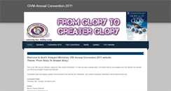 Desktop Screenshot of gvcconvention2011.weebly.com