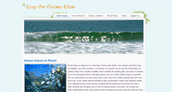 Desktop Screenshot of cleanoceans.weebly.com