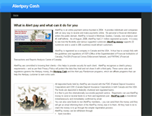 Tablet Screenshot of alertpaycash.weebly.com