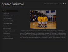 Tablet Screenshot of icspartanbasketball.weebly.com