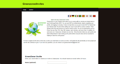 Desktop Screenshot of greenzonedinvites.weebly.com