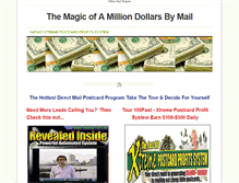 Tablet Screenshot of millionmailprogram.weebly.com
