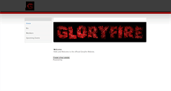 Desktop Screenshot of gloryfireband.weebly.com