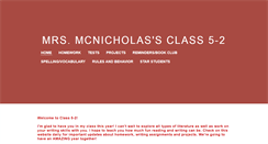 Desktop Screenshot of mrsmcnicholasclass5-2.weebly.com