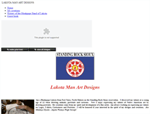 Tablet Screenshot of lakotamanartdesigns.weebly.com