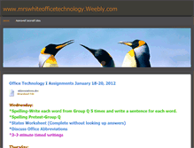 Tablet Screenshot of mrswhiteofficetechnology.weebly.com