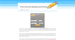 Desktop Screenshot of free-criminalbackgroundchecks.weebly.com