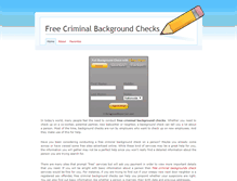 Tablet Screenshot of free-criminalbackgroundchecks.weebly.com