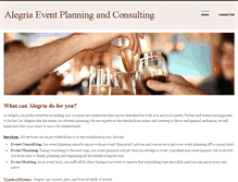 Tablet Screenshot of alegriaevents.weebly.com